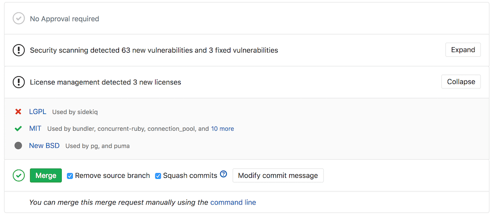 License Management Widget